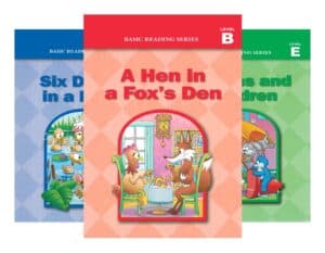 covers of three Basic Reading Series books