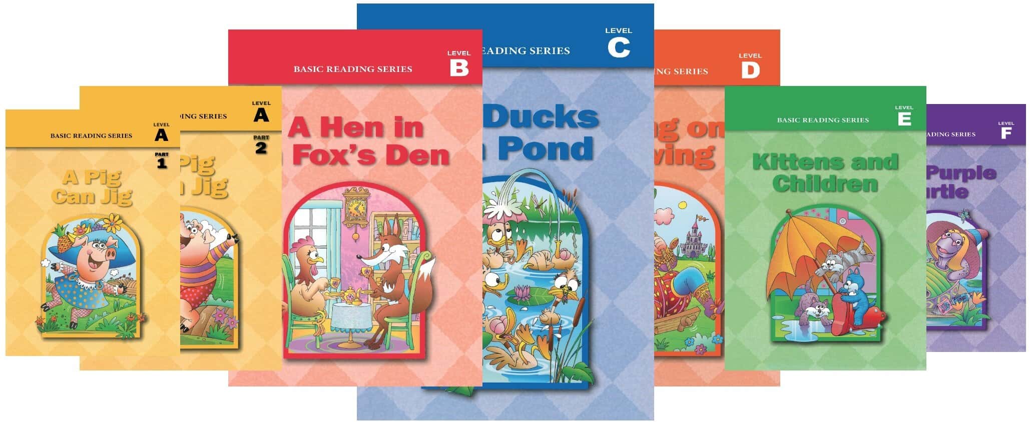 covers of the Basic Reading Series books